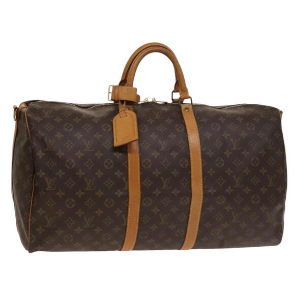 LOUIS VUITTON Monogram Keepall Bandouliere 55 Boston Bag M41414 - Picture 1 of 16